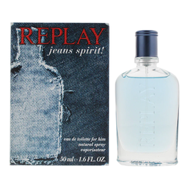 Replay Jeans Spirit! Eau de Toilette pour Hommes 50 ml - Parfum Masculin