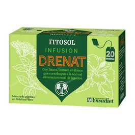 Fitosol Infusion Drainante 20 Filtres - Hibiscus, Sureau, Romarin