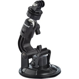 Mantona Suction Cup Holder XL 1/4 inch + GoPro Mount, Black