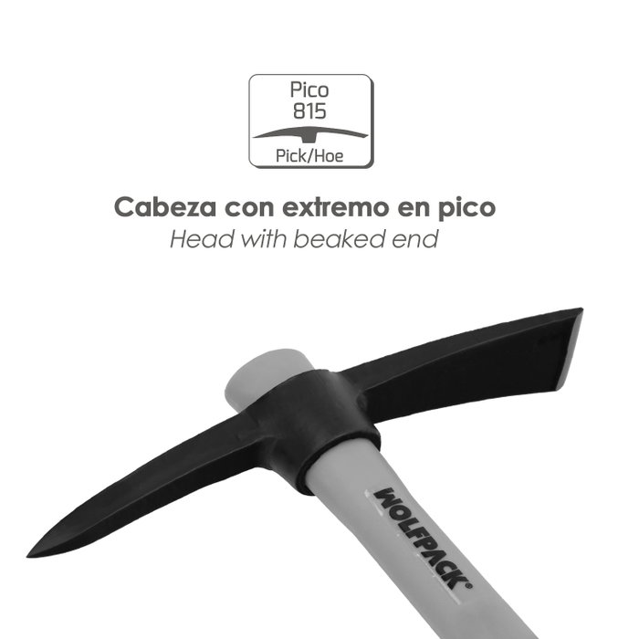 WOLFPACK LINEA PROFESIONAL Décintoir Maurer 815 avec manche en fibre de verre WOLFPACK LINEA PROFESIONAL Décintoir Maurer 815 avec manche en fibre de verre