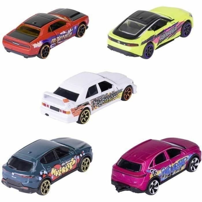 Majorette Coffret Cadeau Série Limitée 11 - 5 voitures métal exclusives 'Graffitis' 1/64