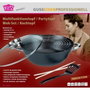 GSW Wok multifonction 5 pièces en fonte d'acier, 32 cm
