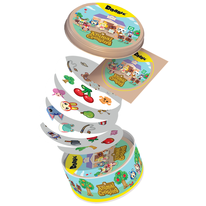 Asmodee Dobble Animal Crossing Jeu de Cartes d'Observation et de Rapidité Multilingue