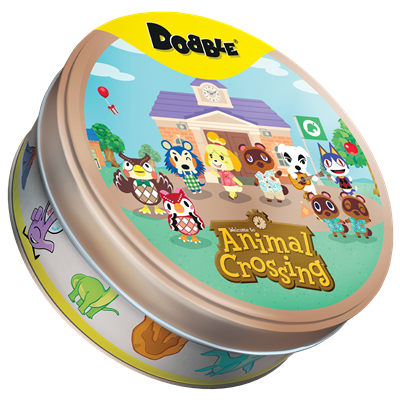 Asmodee Dobble Animal Crossing Jeu de Cartes d'Observation et de Rapidité Multilingue