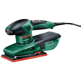 Bosch Ponceuse vibrante filaire PSS 250 AE - 250W avec coffret de rangement et disques abrasifs P80, P120, P180