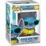 Funko Figurine Pop! Disney Stitch with Tube 1565 - Lilo et Stitch, vacances, lunettes, bouée
