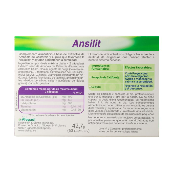 Dietisa Ansilit 60 capsules