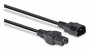 Lindy Câble d'alimentation secteur haute température C14 vers C15 2 mètres noir H05-VVF 3G * 1.00 mm², pour serveurs et équipements pro