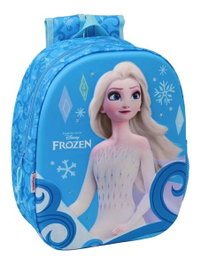 Safta Mochila 3D Frozen avec LEDs 27x33x10cm