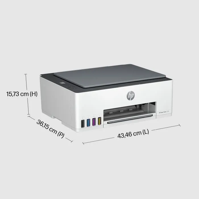 HP Smart Tank 5105 - Imprimante Multifonction Couleurs avec Wi-Fi, Bluetooth, USB et Réservoir d'Encre Rechargeable
