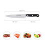 ORYX Couteau de cuisine Grenoble 13 cm Noir