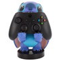 EXQUISITE GAMING - Support chargeur Smiley Stitch Disney 20cm pour manettes PS5, Xbox Series, iPhone et smartphones - Cable Guy