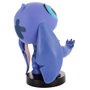EXQUISITE GAMING - Support chargeur Smiley Stitch Disney 20cm pour manettes PS5, Xbox Series, iPhone et smartphones - Cable Guy