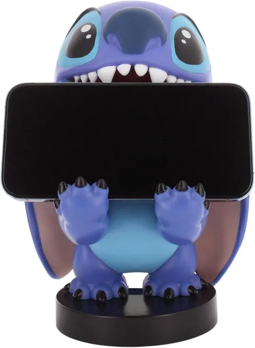 Exquisite Gaming Cable Guys - Figurine support universel Disney Stitch Smiley - Compatible manettes PS5, Xbox, Nintendo Switch et smartphones (câble USB inclus) - 20 cm Exquisite Gaming Cable Guys - Figurine support universel Disney Stitch Smiley - Compatible manettes PS5, Xbox, Nintendo Switch et smartphones (câble USB inclus) - 20 cm