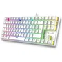 Glab KEYZ MERCURY EX Clavier Gamer Mécanique Switch Rouge TKL Blanc RGB