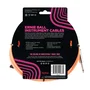 Ernie Ball Câble d'instrument tressé Jack-Jack 2,54 m Orange / Néon