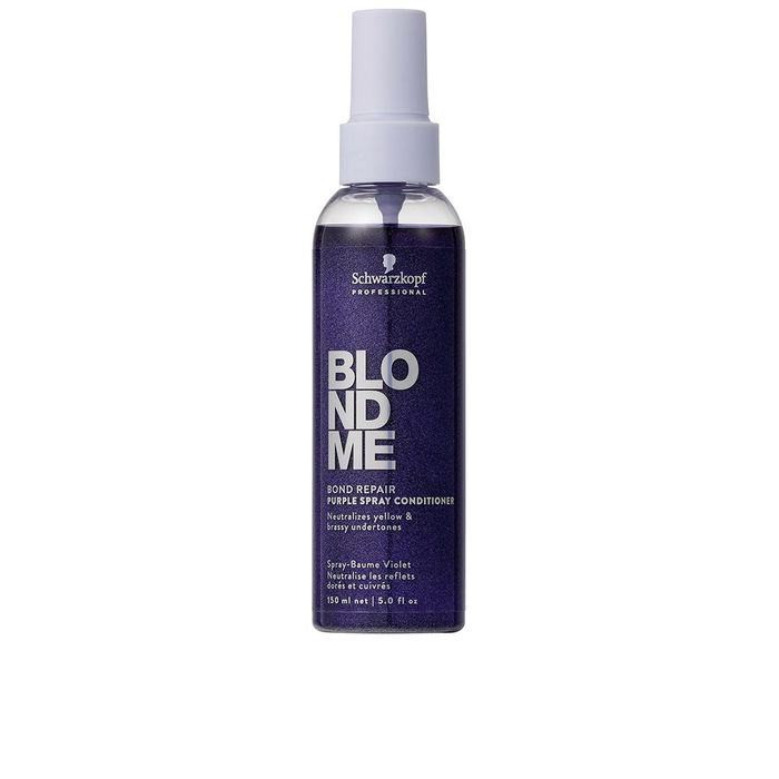 Schwarzkopf BLONDME BOND REPAIR Spray revitalisant violet 150 ml Schwarzkopf BLONDME BOND REPAIR Spray revitalisant violet 150 ml