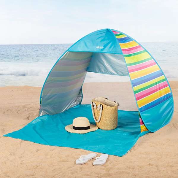 Color Baby - Tente de plage, 140x160x110 cm, polyester, protection UV50+