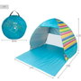 Color Baby - Tente de plage, 140x160x110 cm, polyester, protection UV50+