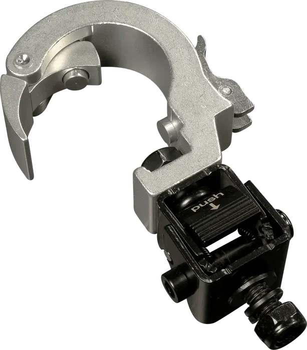 ALGAMLIGHT Abrazadera pour Tube Ø 48-50 mm, Aluminium, Charge Max 100 kg, Pivot 90°