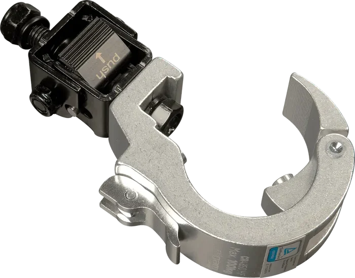 ALGAMLIGHT Abrazadera pour Tube Ø 48-50 mm, Aluminium, Charge Max 100 kg, Pivot 90°