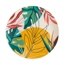 Home Deco Factory Assiette à dessert Paradis Exotique 20 cm