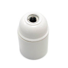 GSC Evolution Porte-lampe en bakélite lisse blanc E27