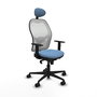 Chaise de Bureau avec Appui-tête Jorquera Piqueras y Crespo 1D036N1 Bleu ciel