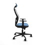 Chaise de Bureau avec Appui-tête Jorquera Piqueras y Crespo 1D036N1 Bleu ciel