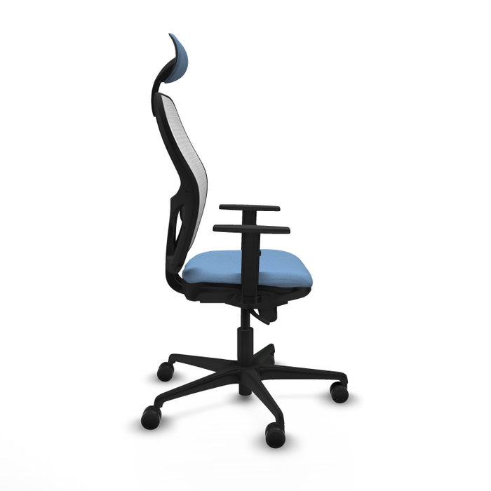 Chaise de Bureau avec Appui-tête Jorquera Piqueras y Crespo 1D036N1 Bleu ciel