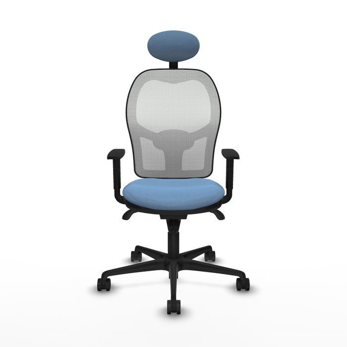 Chaise de Bureau avec Appui-tête Jorquera Piqueras y Crespo 1D036N1 Bleu ciel