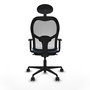 Chaise de Bureau avec Appui-tête Jorquera Piqueras y Crespo 1D036N1 Bleu ciel