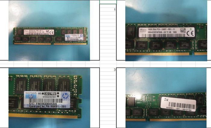 Hewlett Packard Enterprise SmartMemory PC4-2400T-R 16Go DDR4 RDIMM 2400 MHz Module Mémoire pour Serveurs