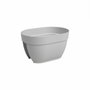 Artevasi Jardinière de balcon CAPRI CAMPANA - Gris clair - Ovale