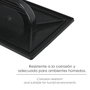 WOLFPACK LINEA PROFESIONAL Talocha Plastico 34x22 cm avec Manche Rond Noir