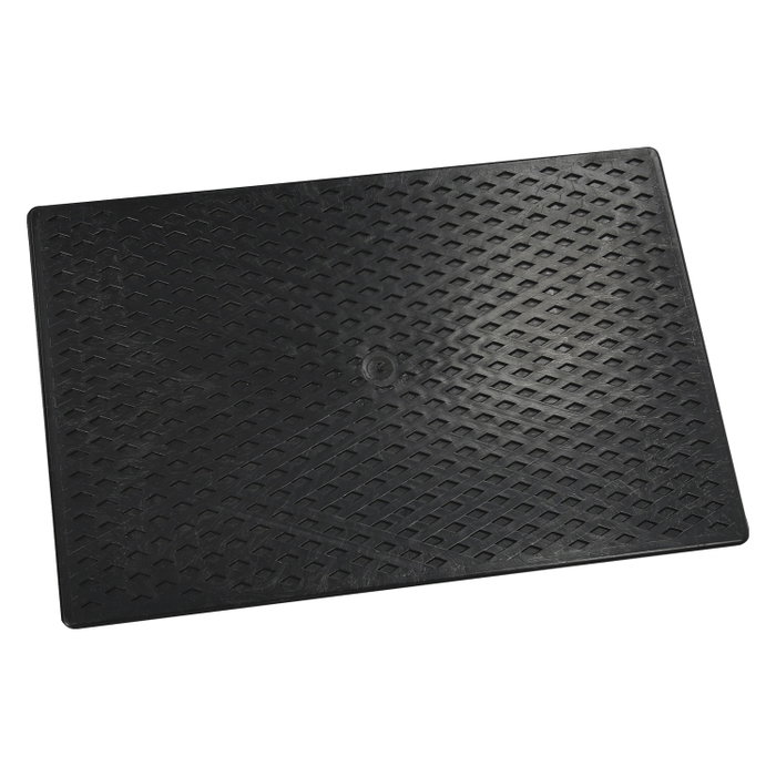 WOLFPACK LINEA PROFESIONAL Talocha Plastico 34x22 cm avec Manche Rond Noir