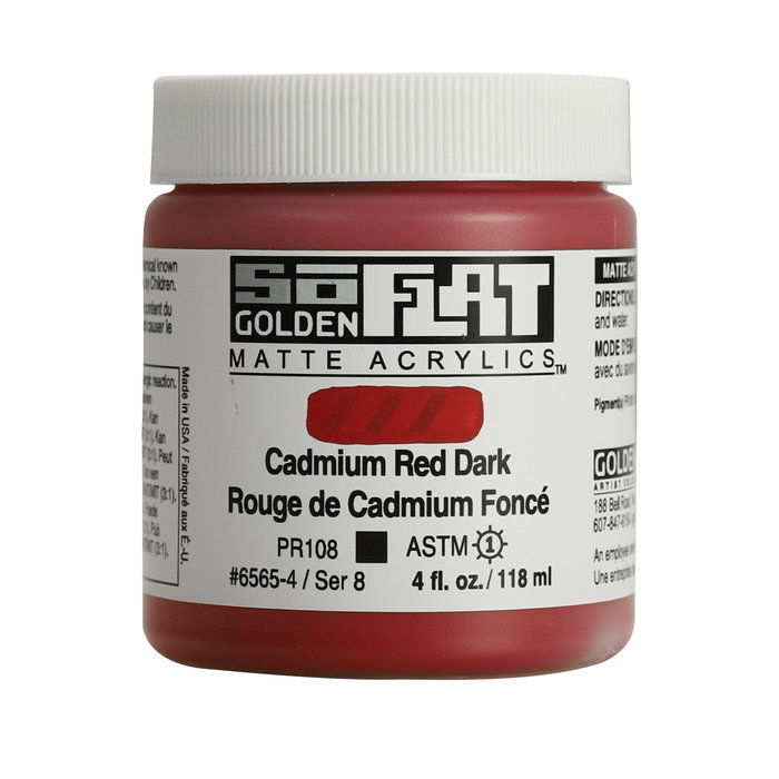 Golden SoFlat Rouge Foncé Cadmium Golden SoFlat Rouge Foncé Cadmium