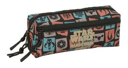 Safta Trousse Triple Petite avec Élastique 22 cm