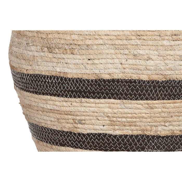 Home ESPRIT Cache-pot Esprit Arabe Marron (Lot de 4)