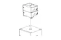 JBLPRO Plaque de Base pour Enceinte SRX906LA