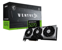 MSI RTX 5070 12G VENTUS 3X OC Black