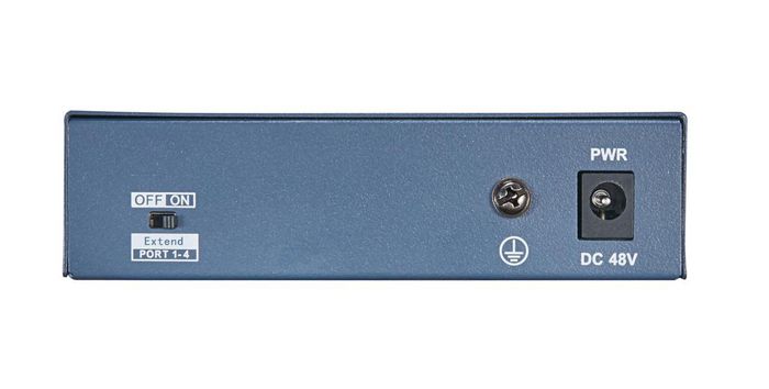 Hikvision - Série Pro - Switch Fast Ethernet 4 Ports PoE Non Administré avec Gestion Intelligente de l'Alimentation et Protection contre les Surtensions