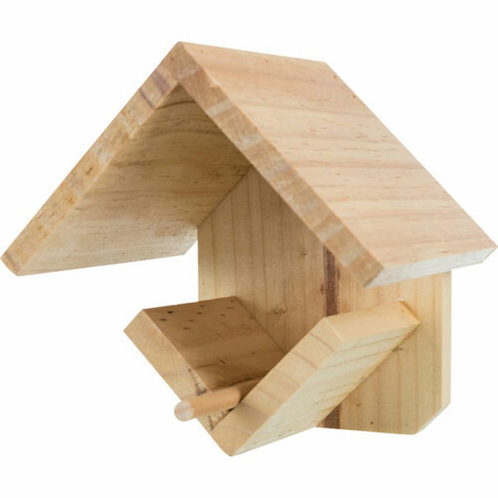 Mangeoire pour oiseaux Trixie Marron 15 × 15 × 13 CM Mangeoire pour oiseaux Trixie Marron 15 × 15 × 13 CM