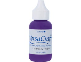 Tsukineko Encre VERSACRAFT morado peonía, flacon avec canule 30ml