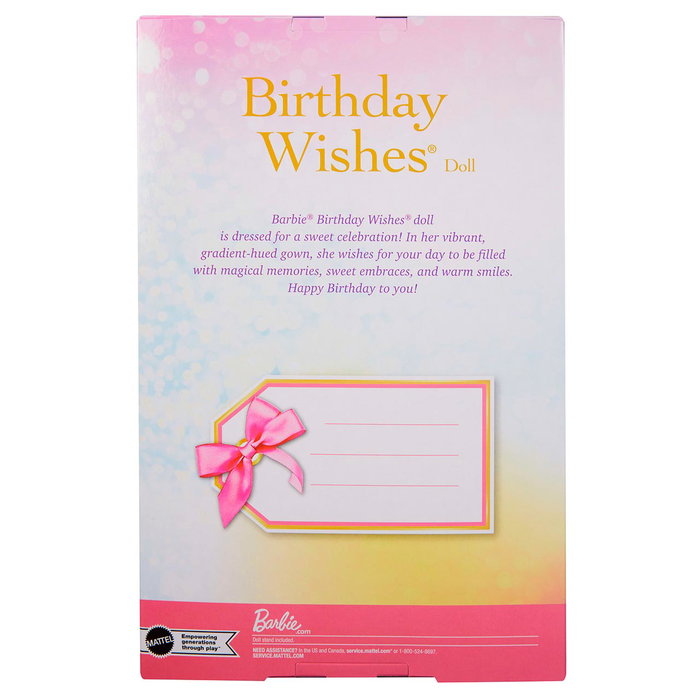 Barbie - Poupée de collection Signature Birthday Wishes Latina Jjx77 - Édition anniversaire - À partir de 6 ans