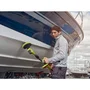 Ryobi Brosse télescopique motorisée R18TPS-120G avec batterie 2Ah et chargeur