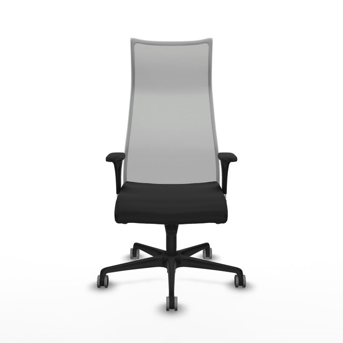 Piqueras y Crespo Chaise de Bureau Albacete XL Noir et Gris