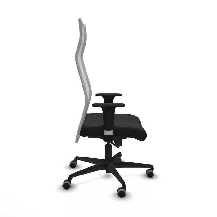 Piqueras y Crespo Chaise de Bureau Albacete XL Noir et Gris