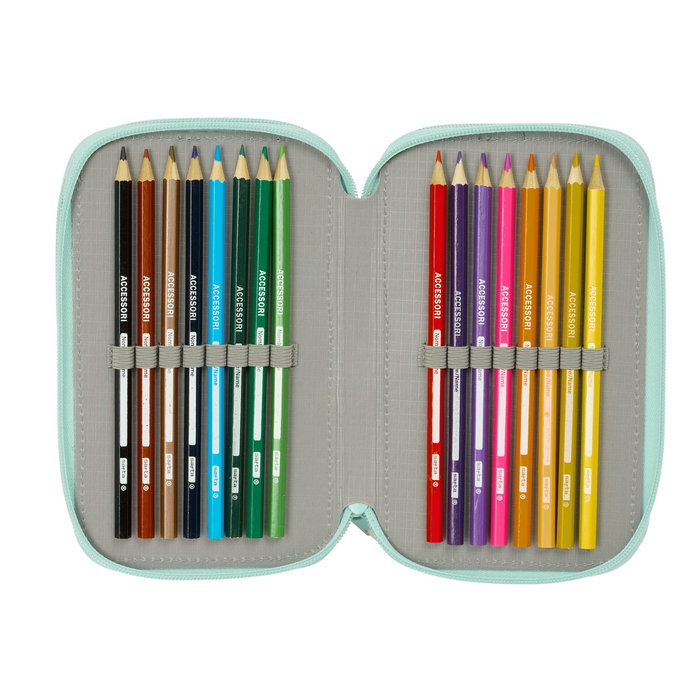 Trousse Scolaire avec Accessoires Disney Bleu 12,5 x 19,5 x 5,5 cm 37 Pièces Trousse Scolaire avec Accessoires Disney Bleu 12,5 x 19,5 x 5,5 cm 37 Pièces