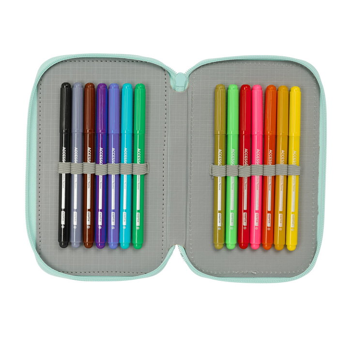 Trousse Scolaire avec Accessoires Disney Bleu 12,5 x 19,5 x 5,5 cm 37 Pièces Trousse Scolaire avec Accessoires Disney Bleu 12,5 x 19,5 x 5,5 cm 37 Pièces